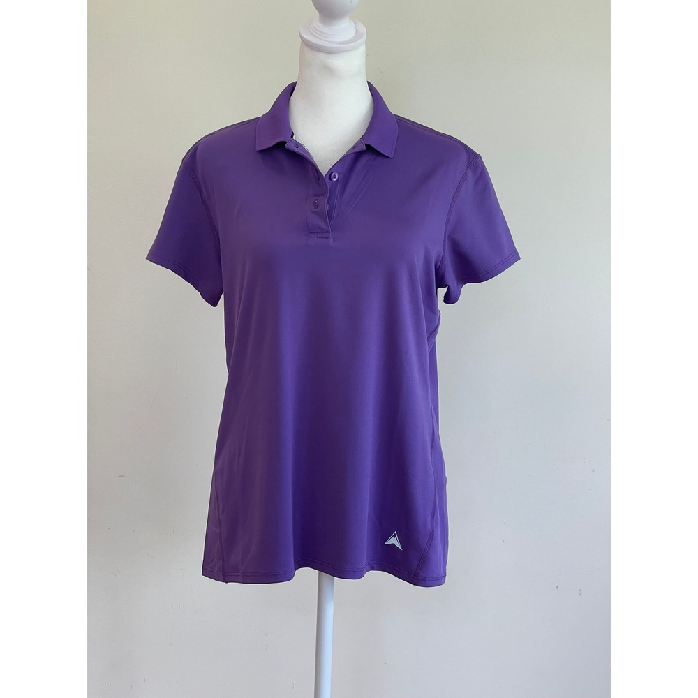 Arctic Cool Womens Purple Short Sleeve Polo Shirt Hydrofreeze X Size Large